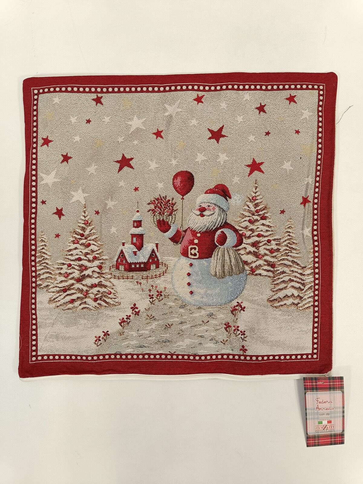 FEDERA NATALE BASIL 50X50 Tellini S.r.l. Ingrosso Abbigliamento